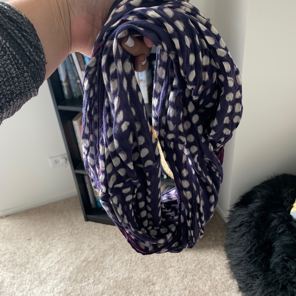 Red, white & blue infinity scarf